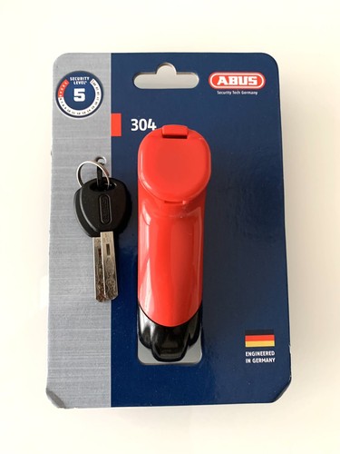 Blocca disco abus 304 rosso - disco,