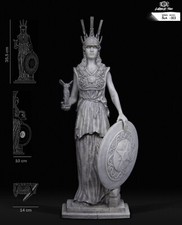 Statua di Atena Athena Per Diorama Myth Cloth Saint Seya 