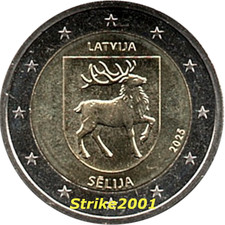 NEW !!! 2 EURO COMMEMORATIVO LETTONIA 2025 SELIJA NEW !!!