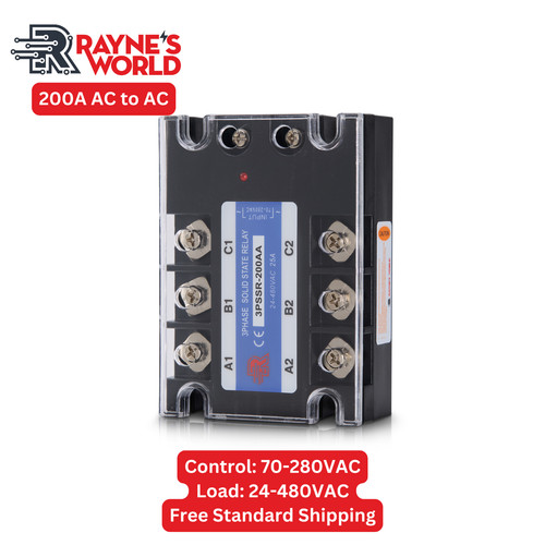 Relè stato solido 200 amp - stato,