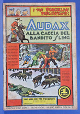 ALBI DEI TRE PORCELLINI n. 1 AUDAX BANDITO SLING Disney Mondadori 1936 originale