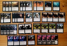 MAZZO CARTE MAGIC MONO NERO CAVALIERI! NO JACE LILIANA TARMOGOYF lotto N.725