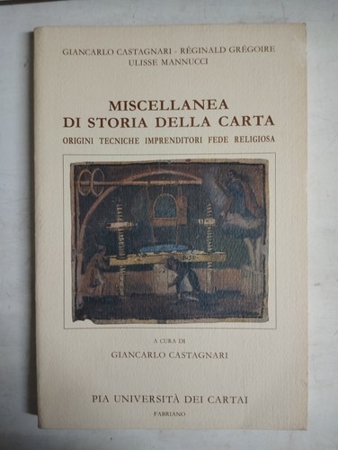 Miscellanea storia della - di,