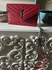 SAINT LAURENT ENVELOPE POCHETTE BAG