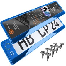 Supporto Targa Auto Blu -