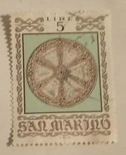 FRANCOBOLLO SAN MARINO-UNA