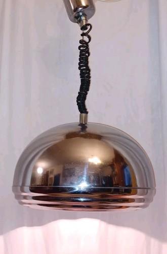 Vintage chrome lustre 1970 - lustre,