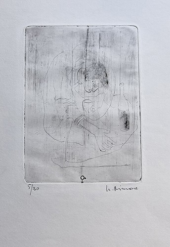 Nino aimone puntasecca 1971 - nino, aimone,