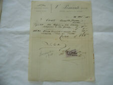 PUBBLICITà  FATTURA MODA SARTORIA DRAPPERIE INGLESI PESAVENTO VICENZA 1910-336