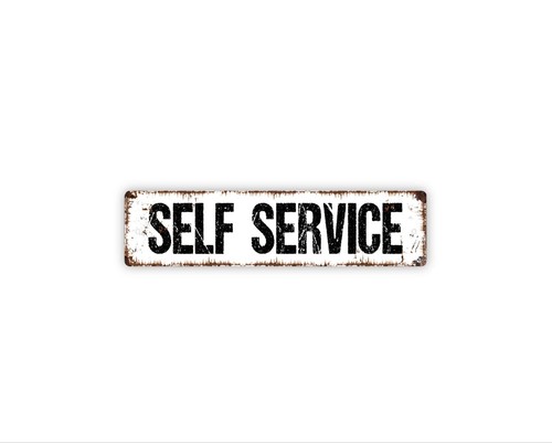 Insegna self service - insegna,