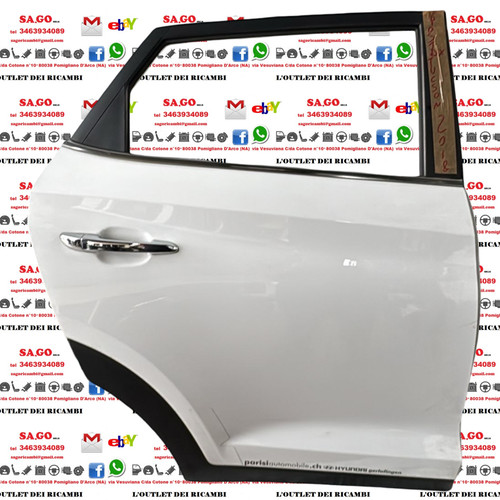 Portiera posteriore destra - portiera, dx