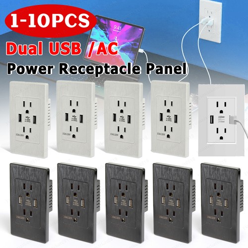 Presa doppia parete con porte - doppia,