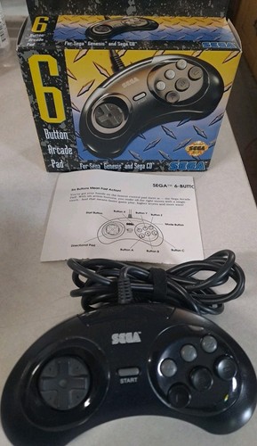 Sega genesis button - genesis, 6-button
