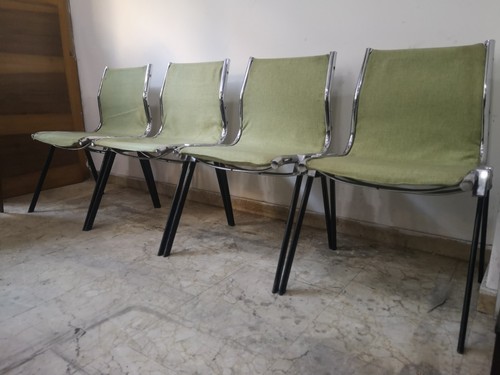 Quattro sedie acciaio e - acciaio,