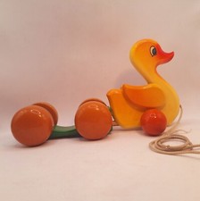 Papera in Legno Giocattolo