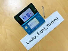 Nintendo 3DS Aqua Blue Console Stilus Giapponese ver [H]