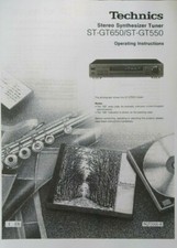 Technics gt650 gt550 - technics,