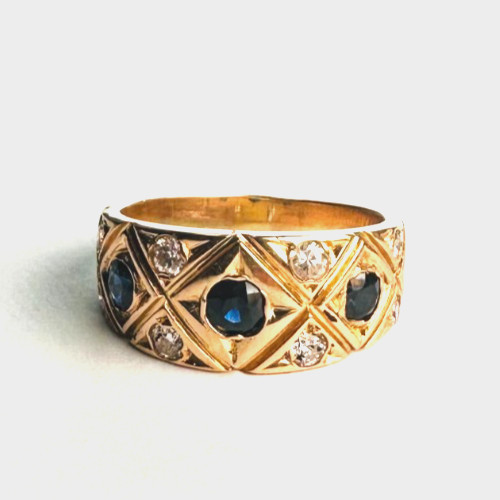 Anello fascia vintage - , italia