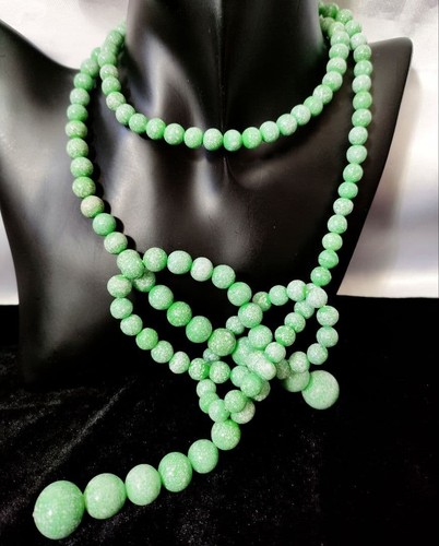 Collana vintage vetro - collana,