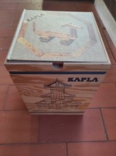 KAPLA box 280 pz. naturali e libri con spunti creativi costruzioni in legno