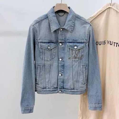 Louis vuitton denim trucker - louis,