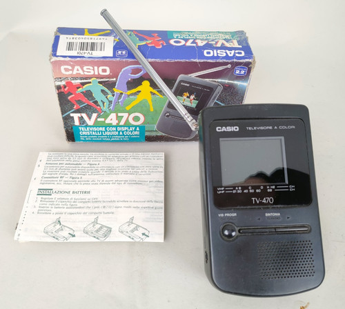 Casio 470 televisore - casio, tv-470