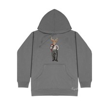 Felpa con cappuccio crew dog - con,