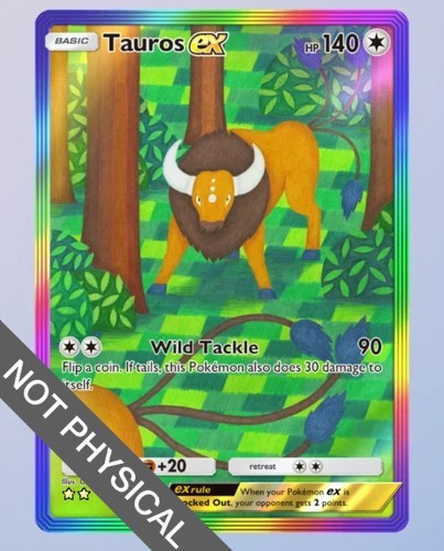Tauros arcobaleno raro - tauros,