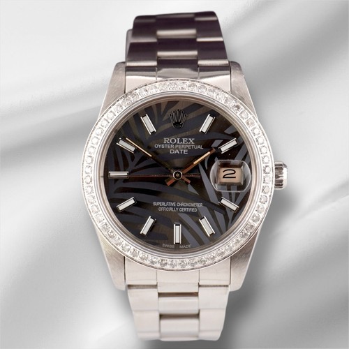 Rolex date 34mm donna 5ct - date,