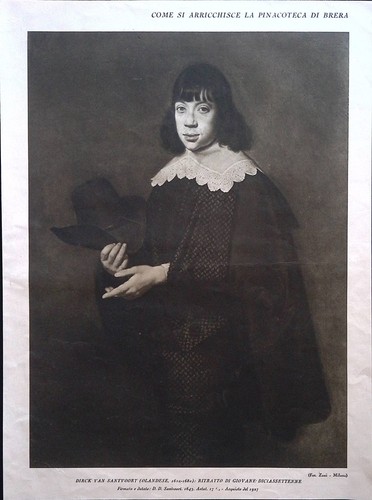 Stampa del 1928 pinacoteca - stampa, di