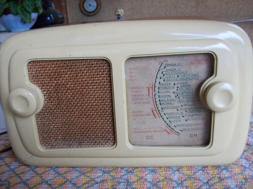 Radio epoca siemens - d'epoca,