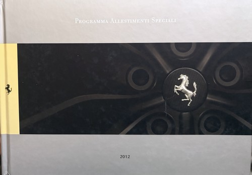 Brochure ferrari 2012 458 - brochure,
