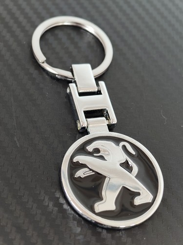 Metal keychain for peugeot - metal,