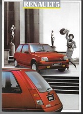 Renault 5 1987-1988 Brochure