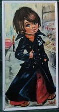 Idylle Falconi AKA Jolylle Vintage PEACE BOY  '60 Wide Eyes Art Kitsch Age