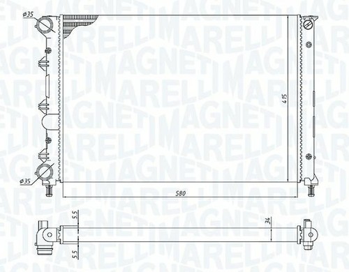 Radiatore raffreddamento - radiatore,