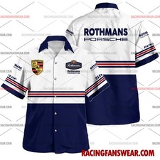Camicia hawaiana Rothmans Porsche Le Mans Racing anni 80