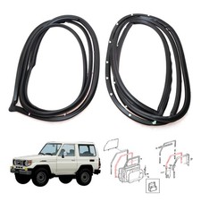 Striscia meteo porta anteriore adatta a Toyota Land Cruiser GRJ79 HZJ76 LJ79 RJ77 doppia cabina