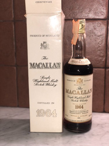 Wisky macallan 1964 con - wisky,