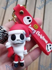 Portachiavi Nightmare Before Christmas Disney keychain Jack Skellington Santa Cl