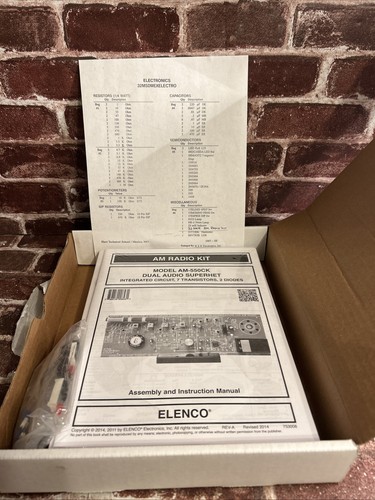 Kit radio elenco 550ck - elenco, am-550ck