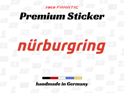 Adesivo scritta nürburgring - adesivo,