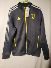 Adidas Juventus Felpa con Cappuccio Giacca Calcio DS8856 TAGLIA MEDIA NERO CARBONIO