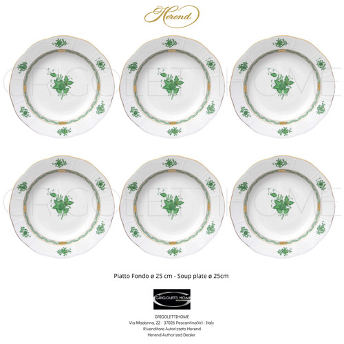 Herend apponyi verde set - herend,