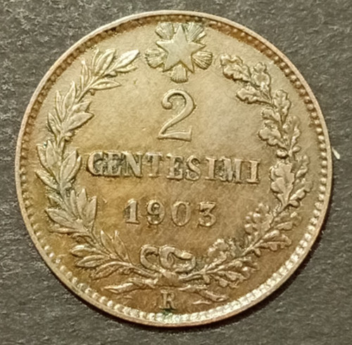 Centesimi lire valore 1903 - 2,