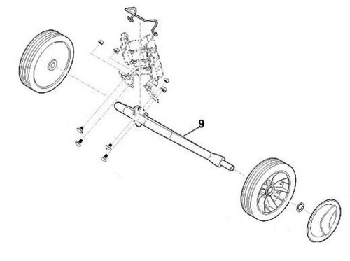 Asse ruote motozappa modelli
