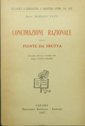 Concimazione razionale delle