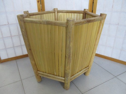 Porta vaso bambu per esterno - ,