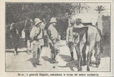 Derna: il generale Cappello, comandante delle truppe del settore occidentale