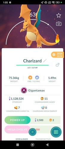 Charizard gigantamax non shiny - charizard,